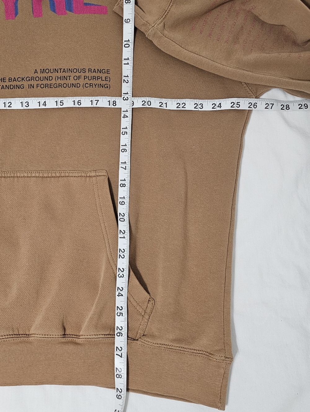 Jaden Smith SYRE Beautiful Confusion Hoodie Tan Pullover Merch Streetwear Unisex - Picture 8 of 9